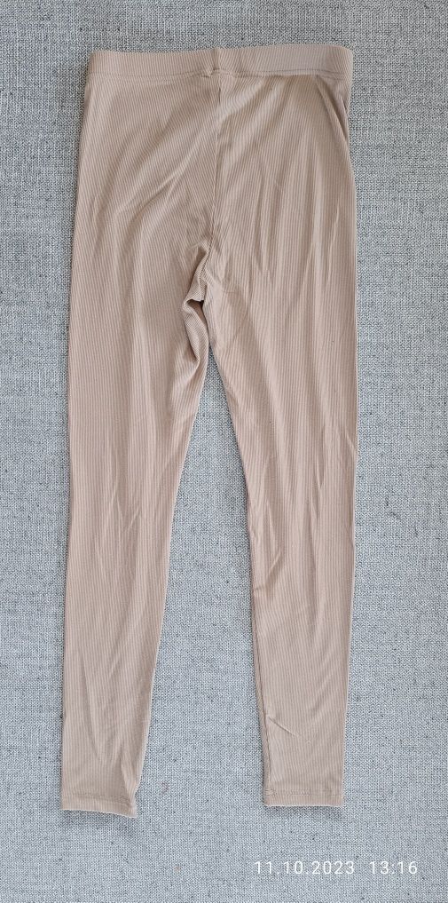 Legginsy getry wiskoza XS/ S beżowe Basic