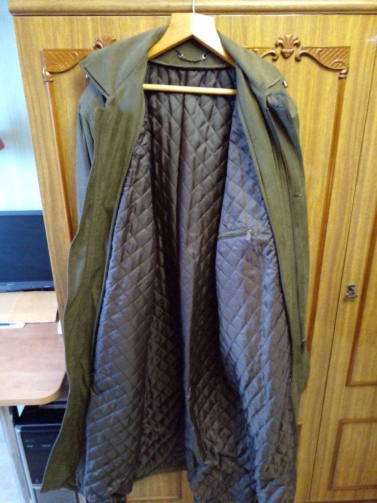 Пальто мужское длинное, р.52, 4 рост.