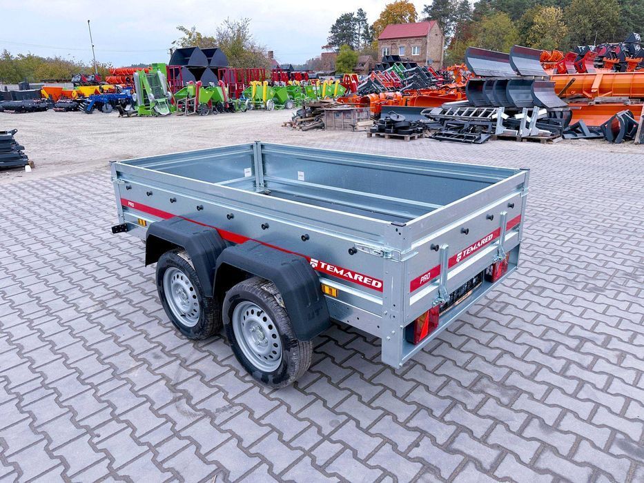 Przyczepka TEMARED PRO 2312/2 przyczepa samochodowa 230x126 2 osiowa