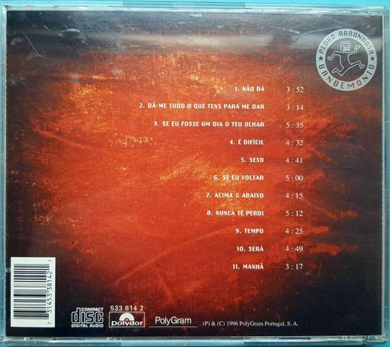 CD - Pedro Abrunhosa - Tempo