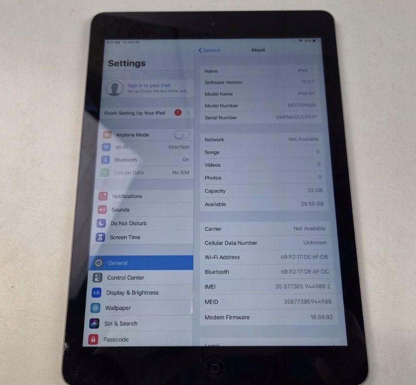 Apple iPad Air 9,7’’ 1Gb / 32Gb cellular