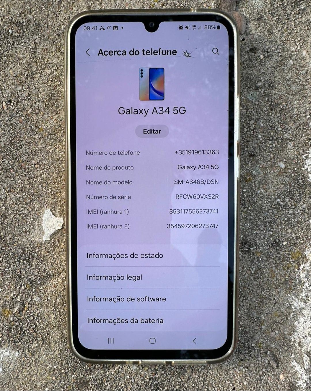 TELEMÓVEL Samsung Galaxy A34 5G