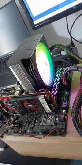 zestaw i3 10100f pamiec 16 giga dysk256 plyta asrock