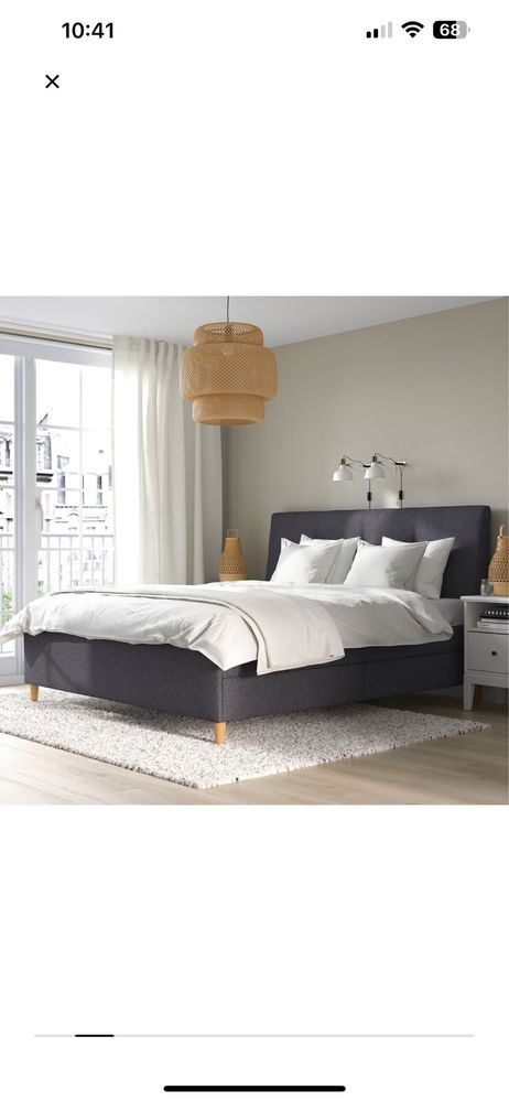 Vendo cama ikea com estrado e colchão