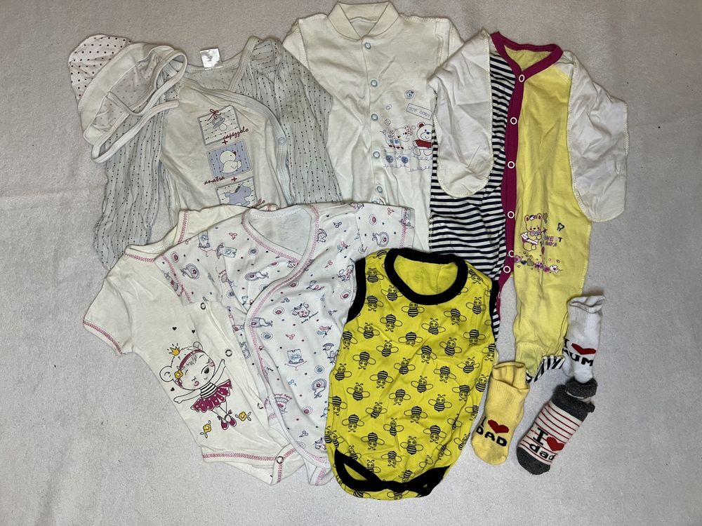 Набір одягу для новонароджену дівчинку, 6-9 місяців
