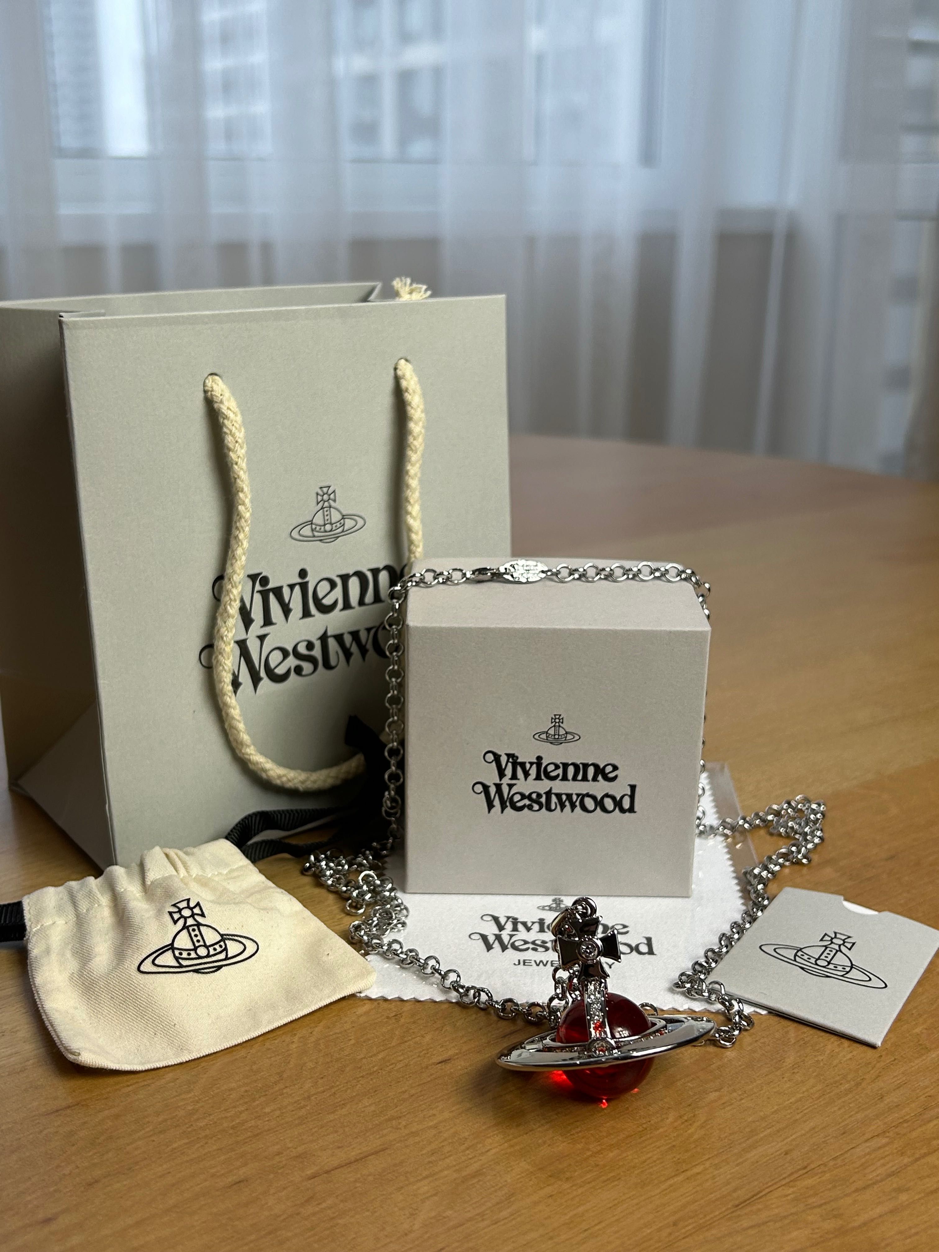 Vivienne Westwood Necklace Orb Red подвеска підвіска кулон