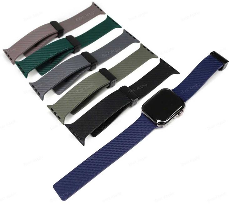 Силіконовий ремінець з магнітною застібкою Apple Watch | 42/44/45/49мм