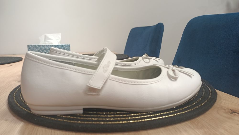 Baleriny białe Komunia roz. 37 S.Olivier