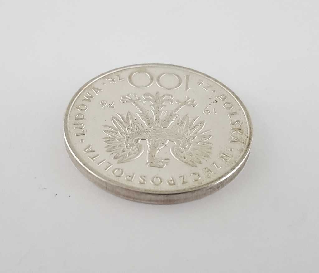 Srebrna moneta 100 Złotych 1976 rok Kazimierz Puławski 1747 / 1779
