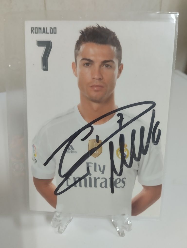 Autógrafo Cristiano Ronaldo Real Madrid