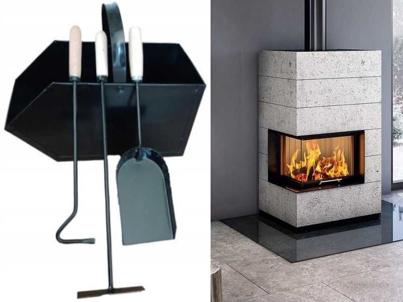 Węglarka i Narzędzia Kominkowe Do Utrzymywania Porządku