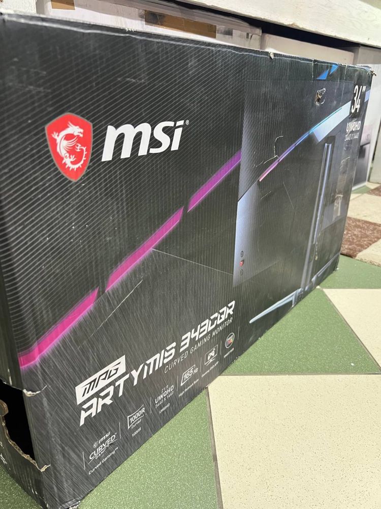 Ігровий монітор MSI 34” 2K 165Hz VA Curved – гарантія 12 міс.