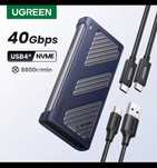 Ugreen obudowa dysku 40 Gbps M2 SSD, NVMe, USB C 4.0 thunderbolt