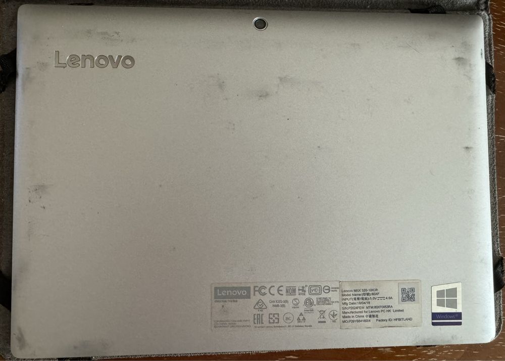 Планшет Lenovo MIIX 320-10ICR/Model name: 80XF