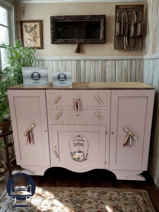 Móvel Aparador  Rosa Velho