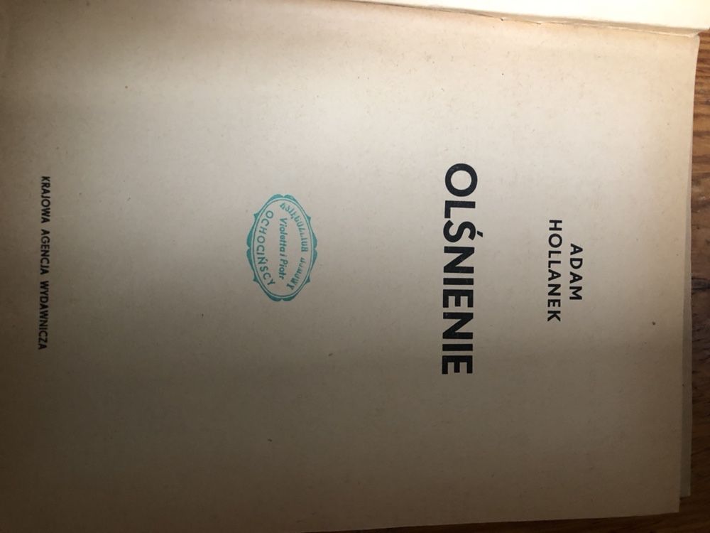 Olśnienie, Adam Hollanek, fantastyka z PRL