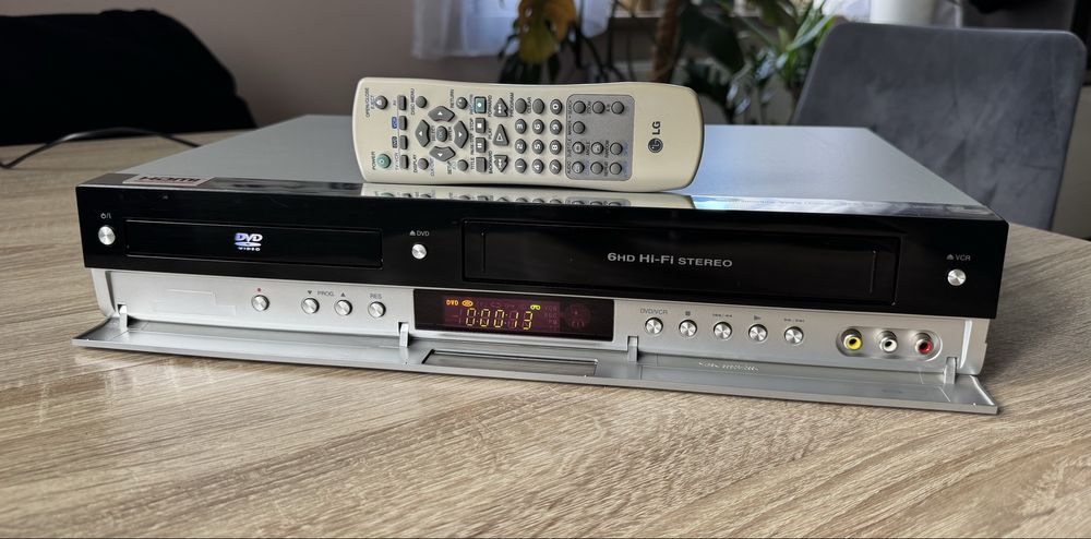 LG V192H #Magnetowid VHS DVD #Combo #6HD #Hi-Fi Stereo #HDMI #DivX