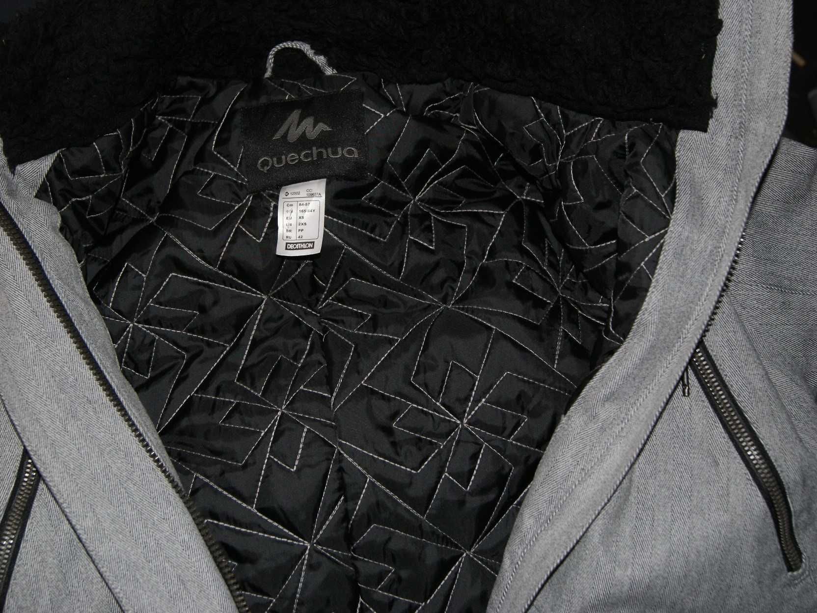 QUECHUA XS kurtka męska ciepła ocieplana zimowa