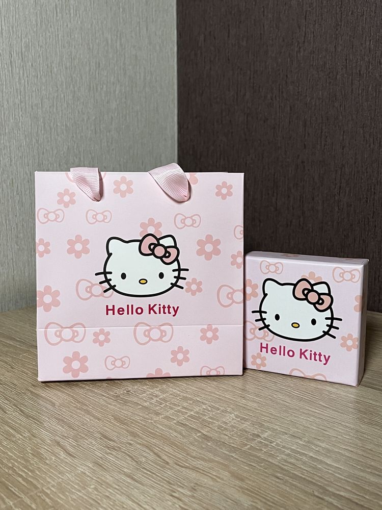 Колечко/кольцо Hello Kitty разом з подарунковою коробочкою та пакетом