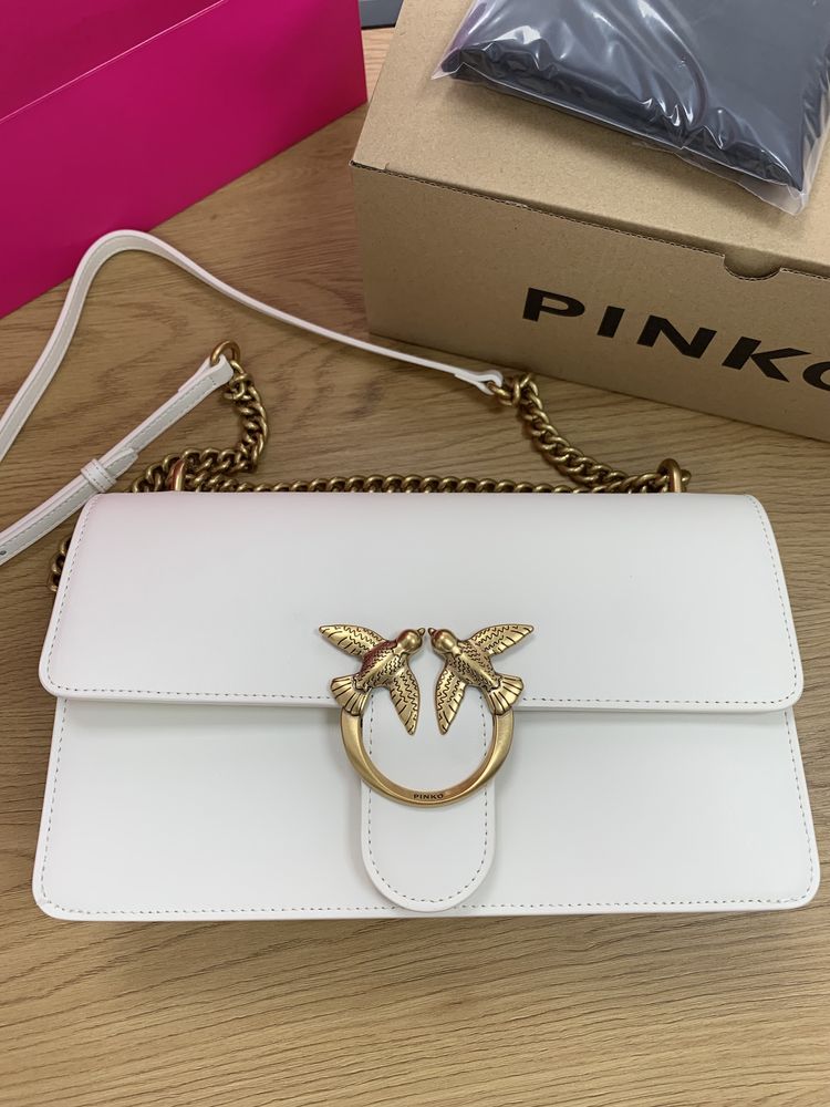 Pinko Love Bag Medium Сумочка/Crossbody Женская Кожа Оригинал