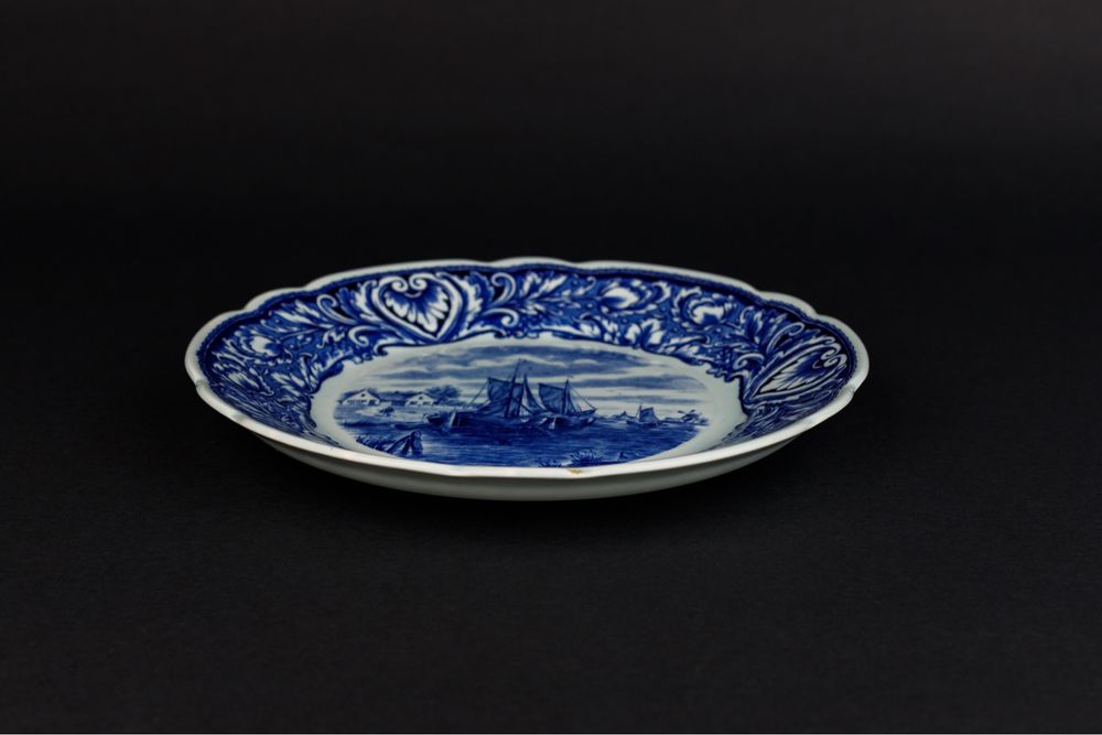 Delft Boch stary ceramiczny talerz lata 70-te