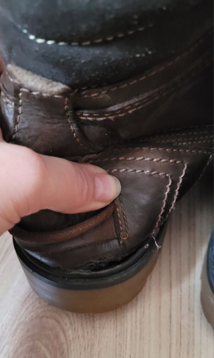 Skórzane trapery lasocki r.41