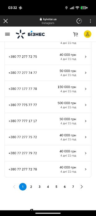 Vip  номер киевстар 077717#770