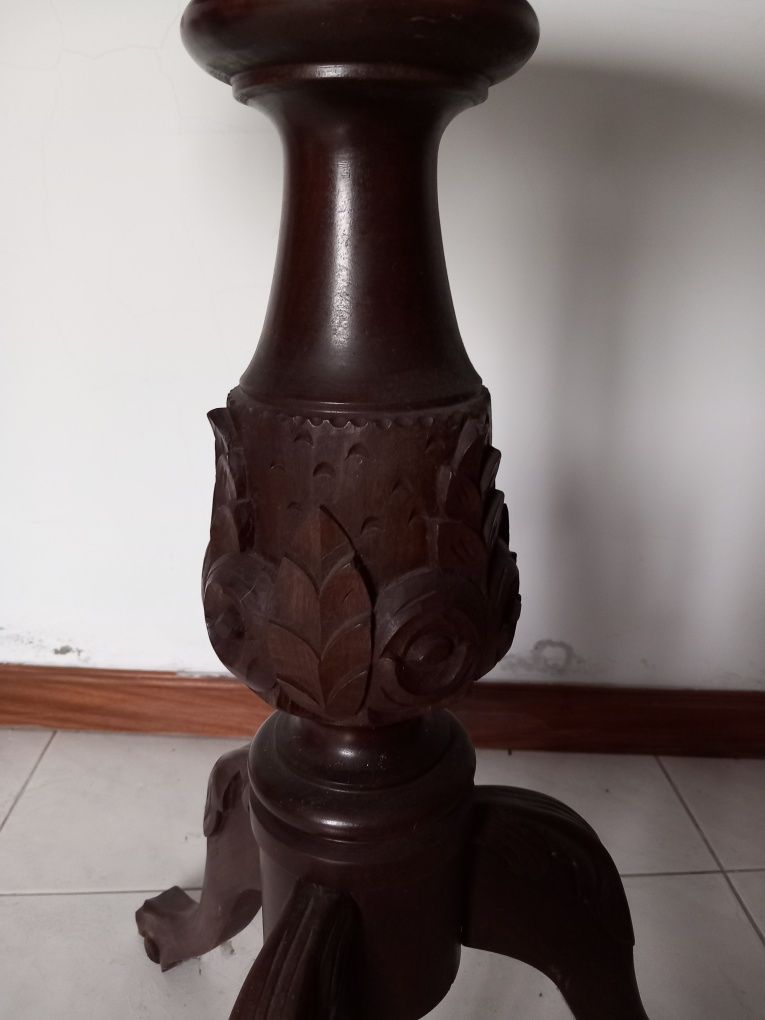 Mesa apoio redonda