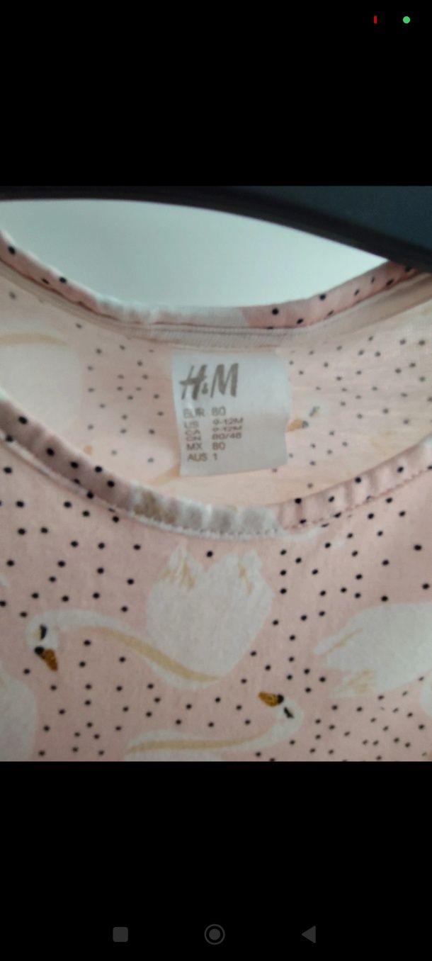Bluzeczka dziewczęca H&M r.80