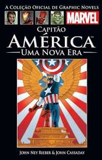 Livro Marvel da coleção Salvat - Capitão América: Uma Nova Era