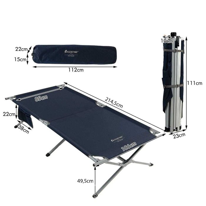 Składane Łóżko Z Kieszenią