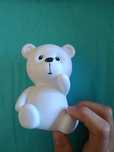 Luz presença urso cor branco ( Portes Grátis)