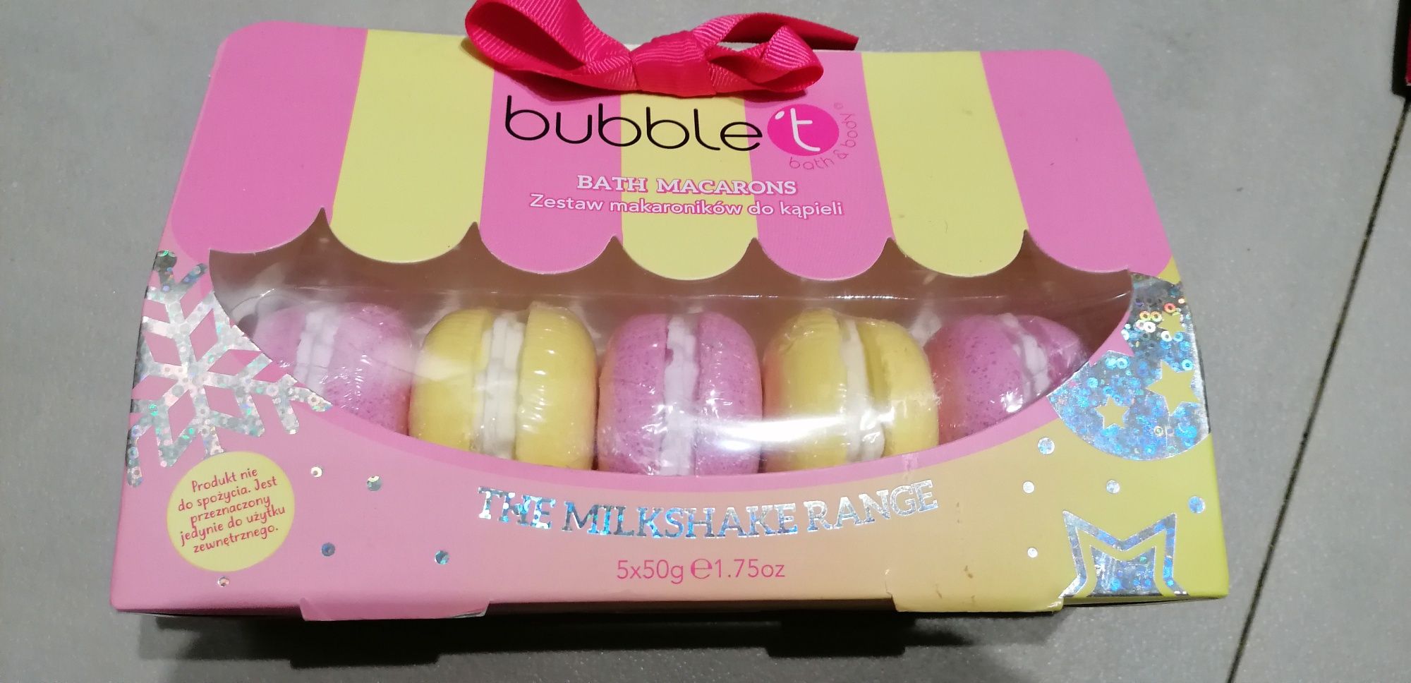 Zestaw kul  do kąpieli bubble T macarons i mulled nowy