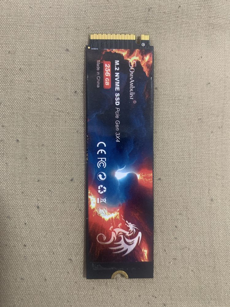 Somnambulist 256gb ssd nvme m.2