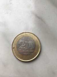 Monety Węgry, 200 Forint, 2009, Budapest, 50 forint 2007, 20 Kć 1999