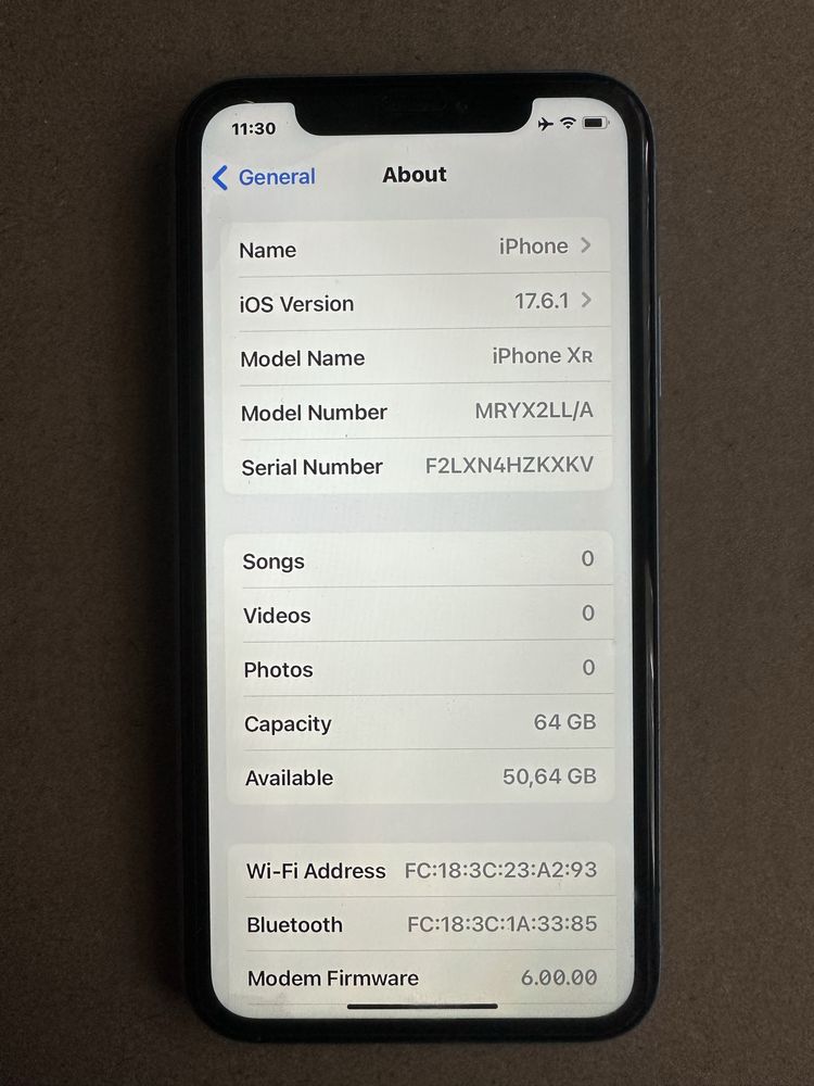 Iphone XR 64Gb Neverlock