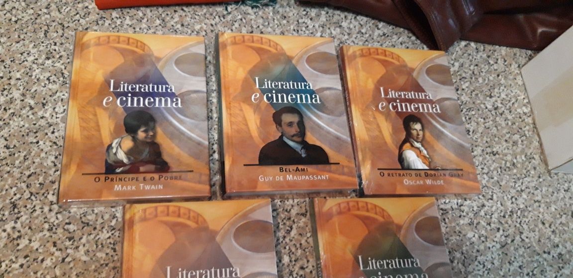 Conjunto 5 Livros Literatura e Cinema Novos