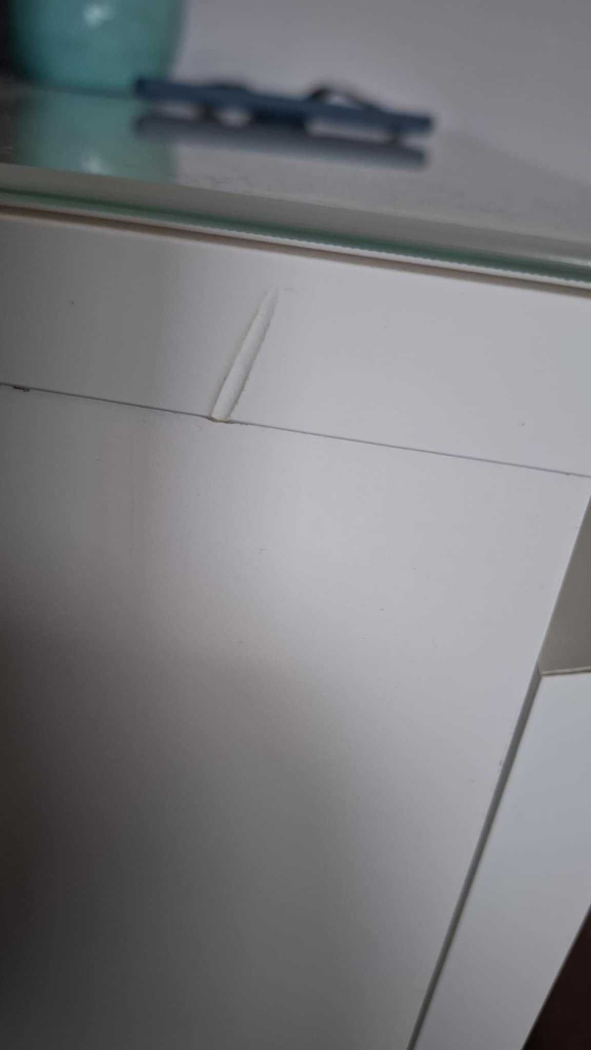 Komoda Ikea MALM 2szt 80x48x78cm z blatem szklanym