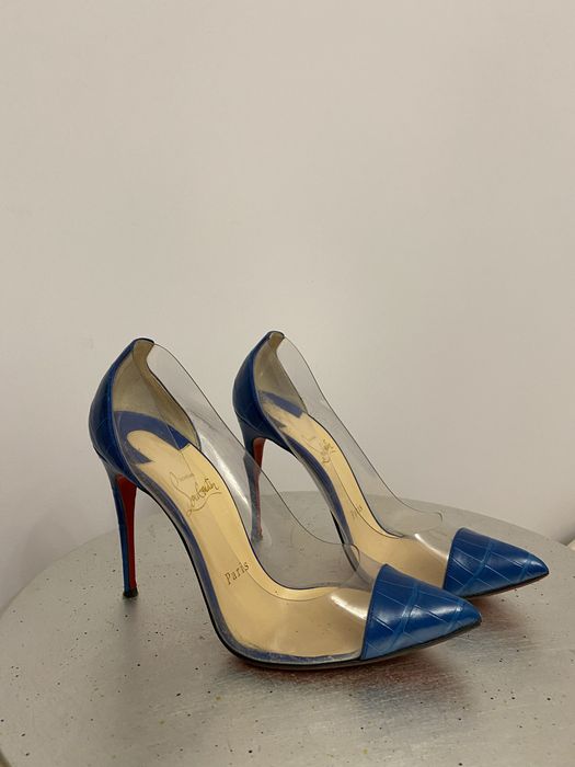 Крокодилові туфлі Louboutin, маломірні, 35/35,5р деграстрасс оригінал!