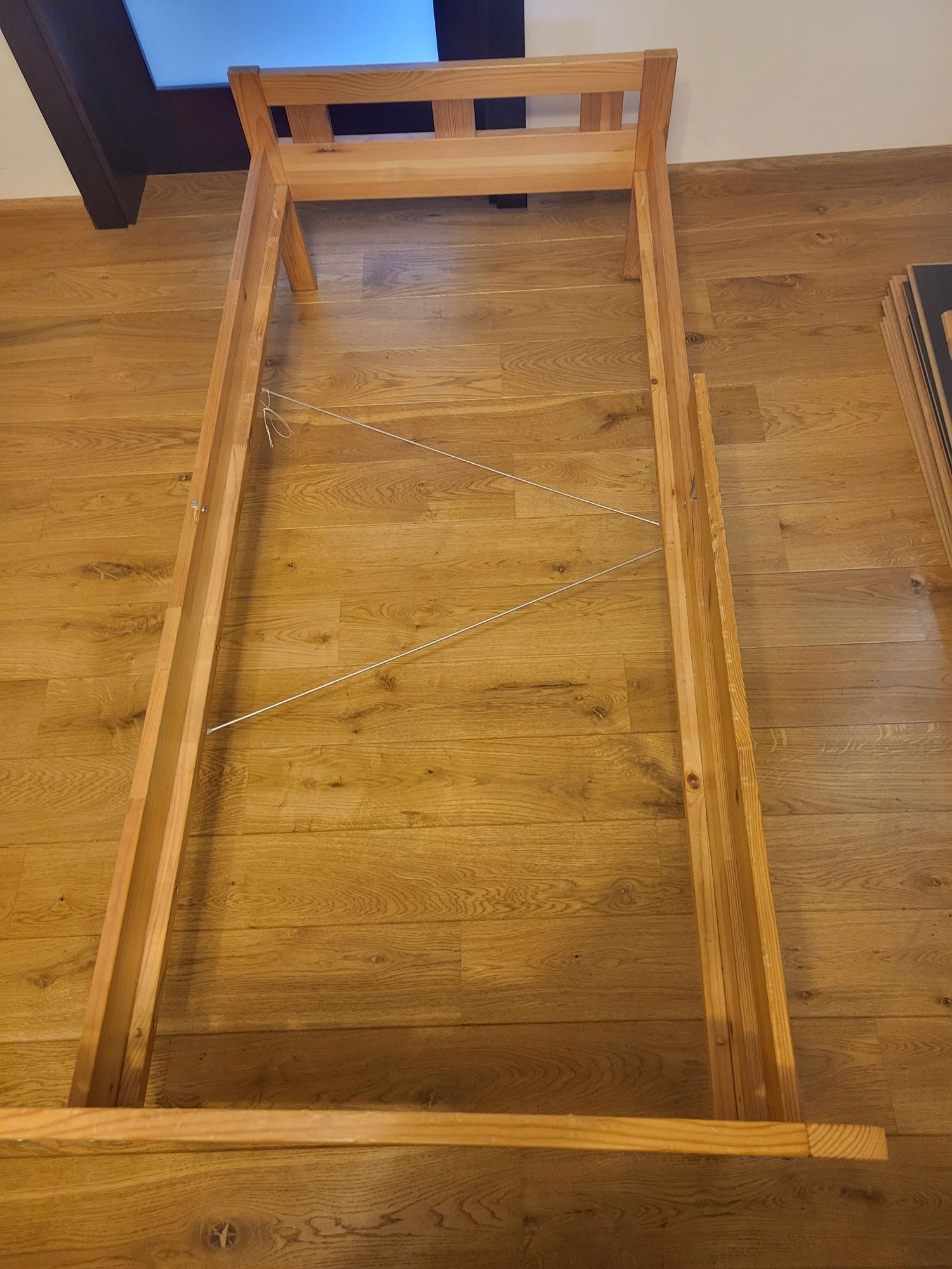 KRITTER IKEA Łóżko z dnem z listew, drewno, bez materaca