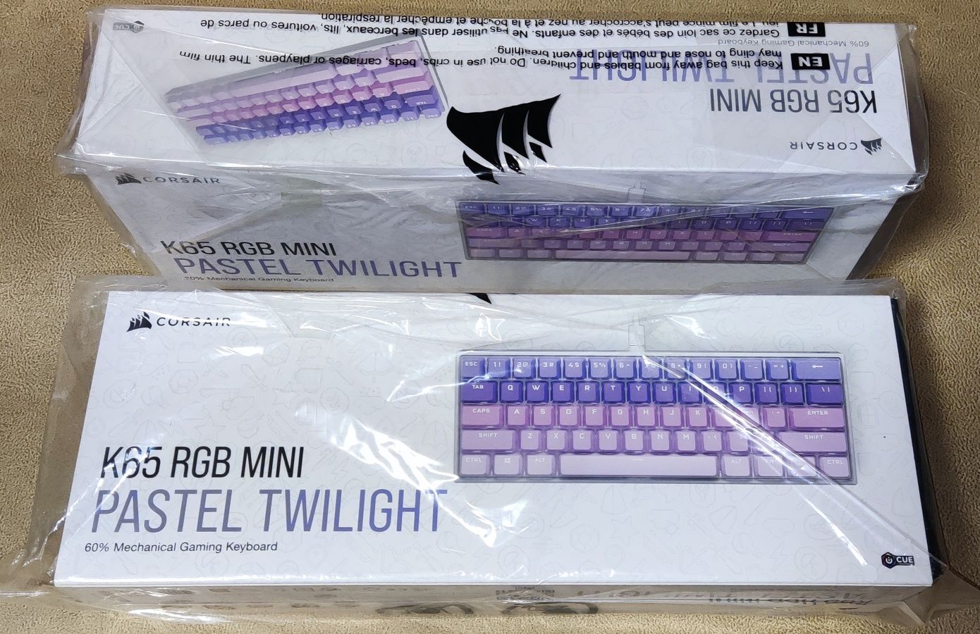 Новая клавиатура Corsair K65 RGB MINI 60% Mechanical Pastel Twilight