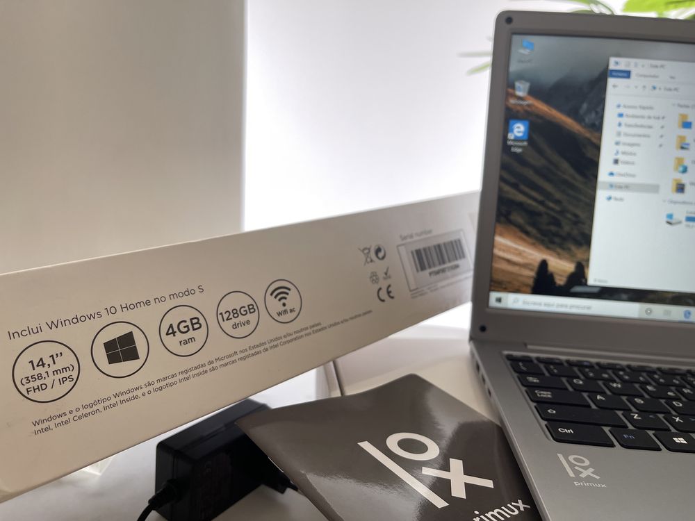 Computador Portátil Primux 4GB RAM 128Gb SSD Windows com GARANTIA