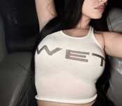 Майка WET crop top