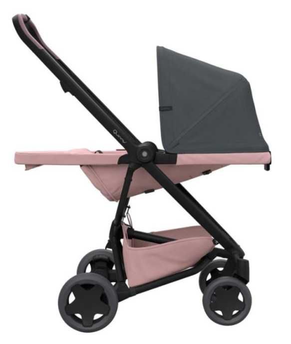 Wózek spacerowy quinny zapp flex plus różowo - szary