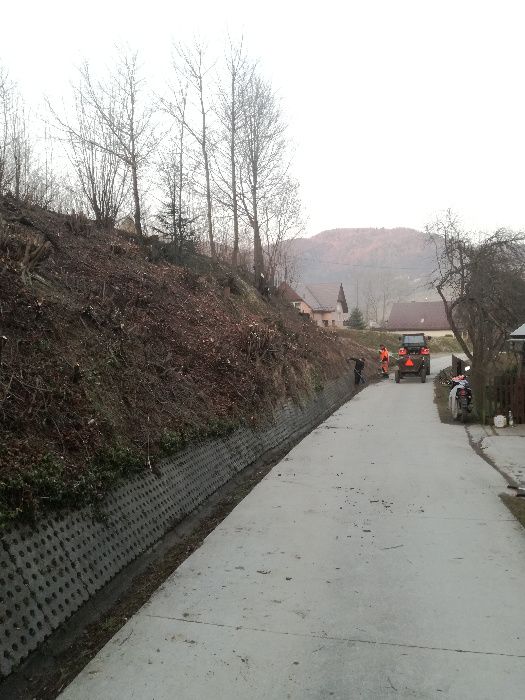 Usługi ogrodniczo-transportowe, czyszczenie działek