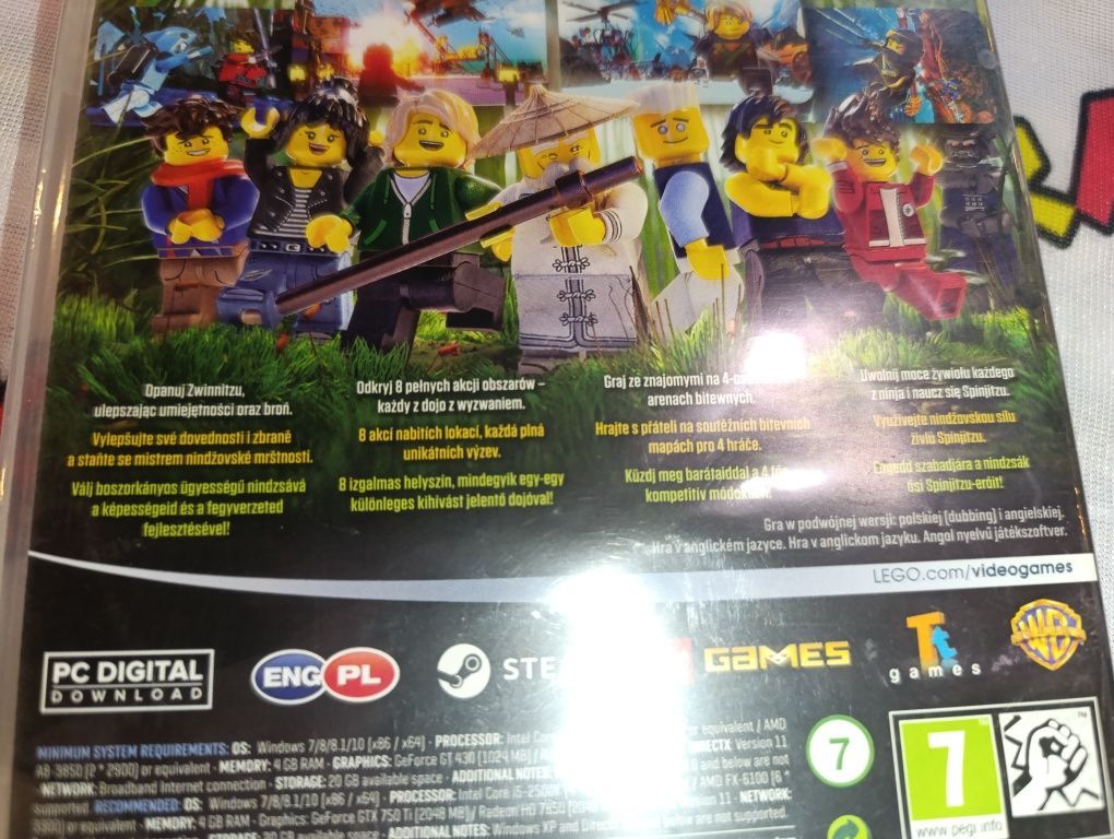 LEGO The Ninjago gra wideo pc po polsku nowa (kod w pudełku)