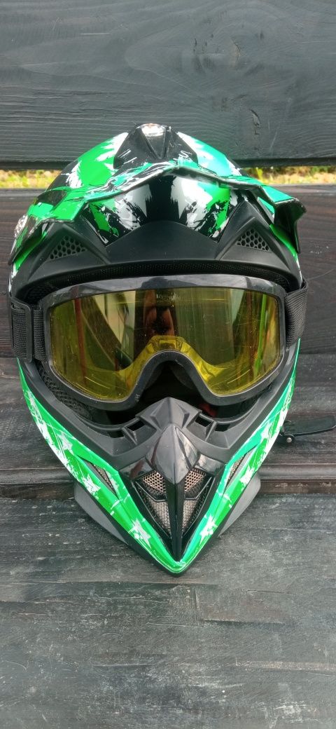 Kask cross/enduro Y L 51-52 stan bdb