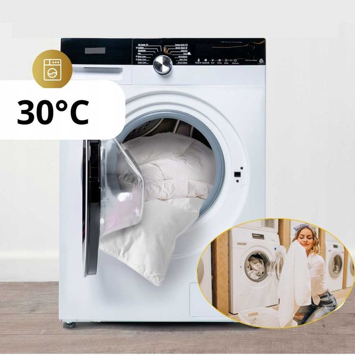 Kołdra Puchowa 200x220 CAŁOROCZNA 2,5KG KREMOWA 100% Puch i Pierze