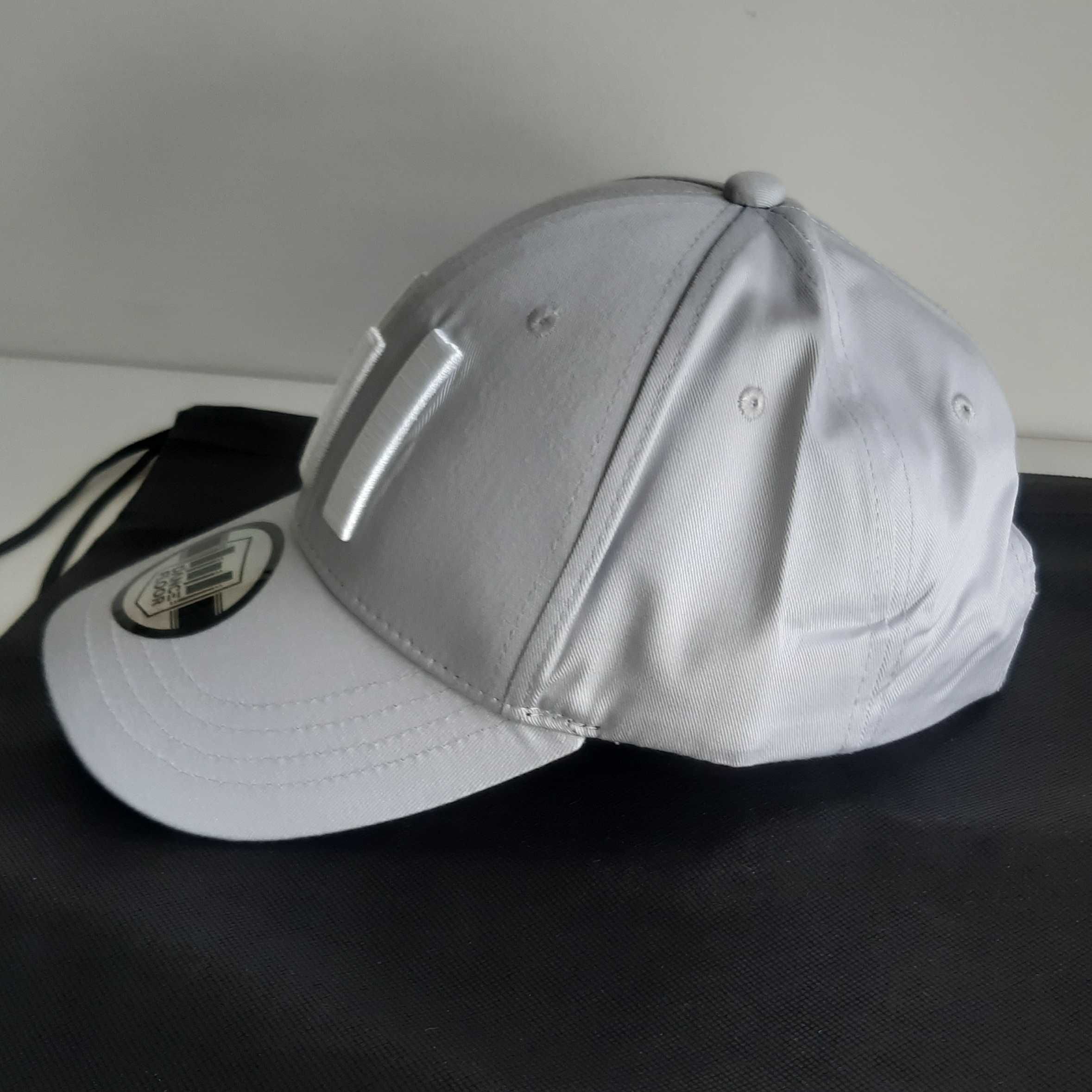 Boné Chapéu Cap Cinza Branco + Saco Mochila Novos Dance Floor