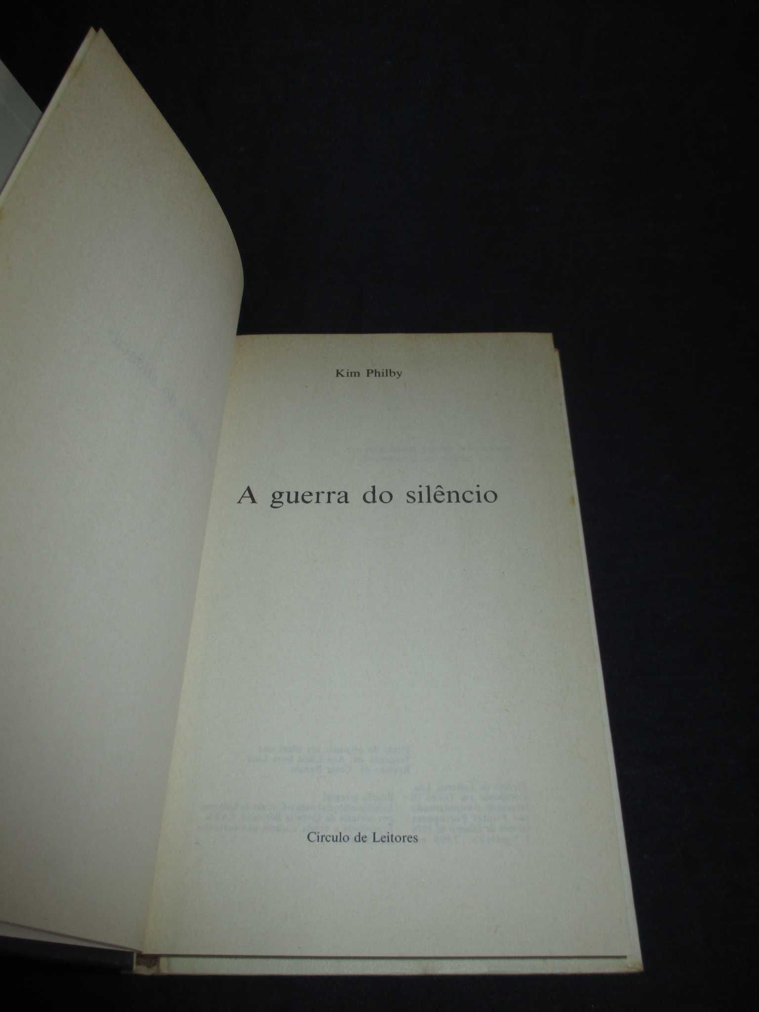 Livro A Guerra do silêncio Kim Philby Círculo de Leitores